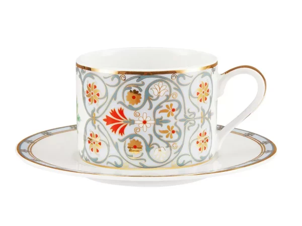 Tasse mit Untertasse "Mohn orientalisch", Form "Solo"