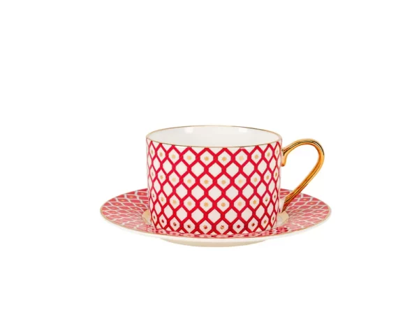 Tasse mit Untertasse "Scarlett" Geschenkset